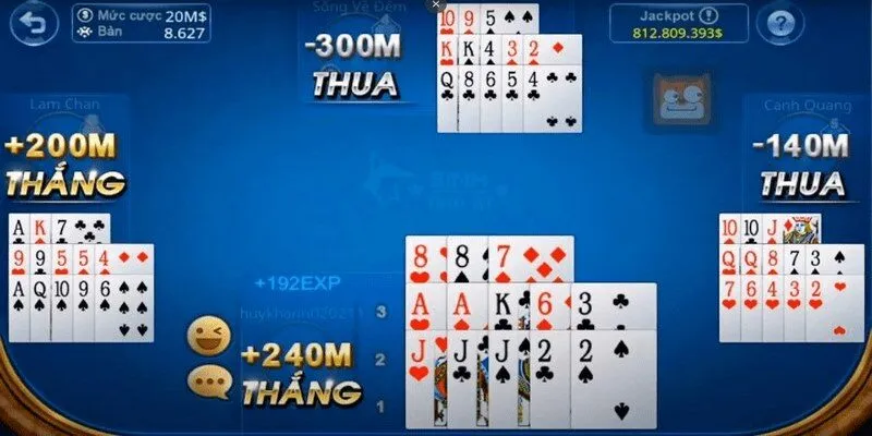 Bộ bài đặc biệt trong Mậu binh có thể giúp bạn lật ngược thế trận trong tích tắc