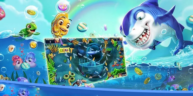 Đồ họa bắn cá 3D tại CF68 sống động với hiệu ứng bắt mắt