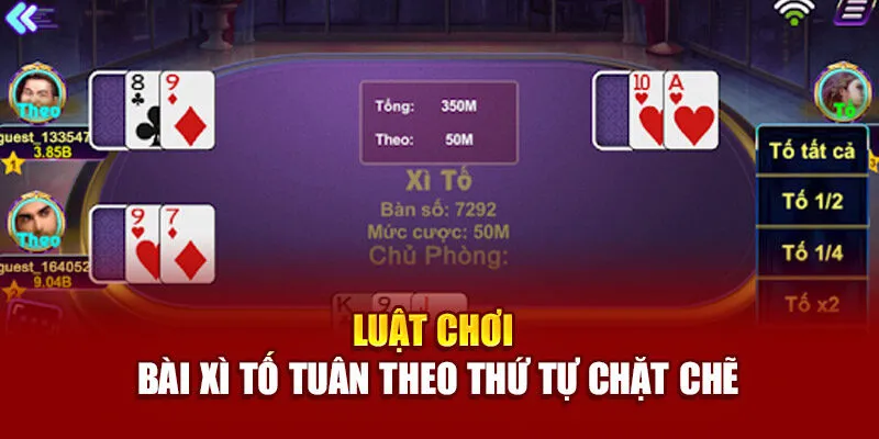 Luật chơi Xì tố dễ nắm bắt, nhưng đòi hỏi sự luyện tập để làm chủ các vòng cược